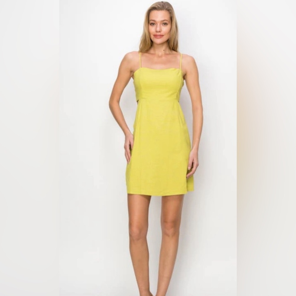 MELLODAY
Women's Natural Tank Side Cutout Minidress
